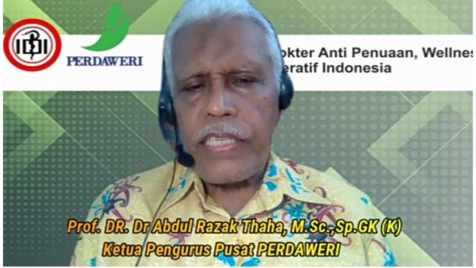 Ketua PP Perdaweri Ucapkan Selamat atas Peluncuran Produk Wisata Kesehatan Bali oleh Digital Hospital